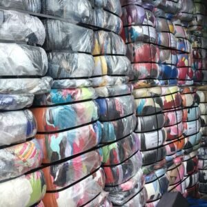 55 kilo bale of ladies T shirts grade A compressed for export